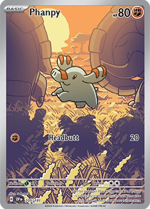 Phanpy 205 191 card