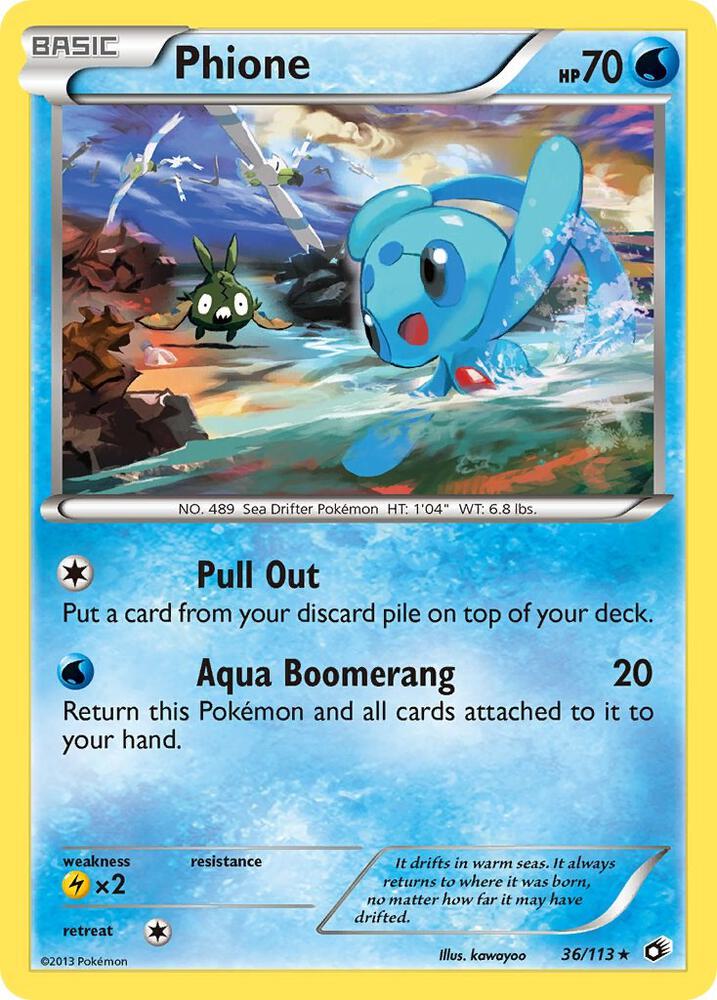 Phione 36/113 card