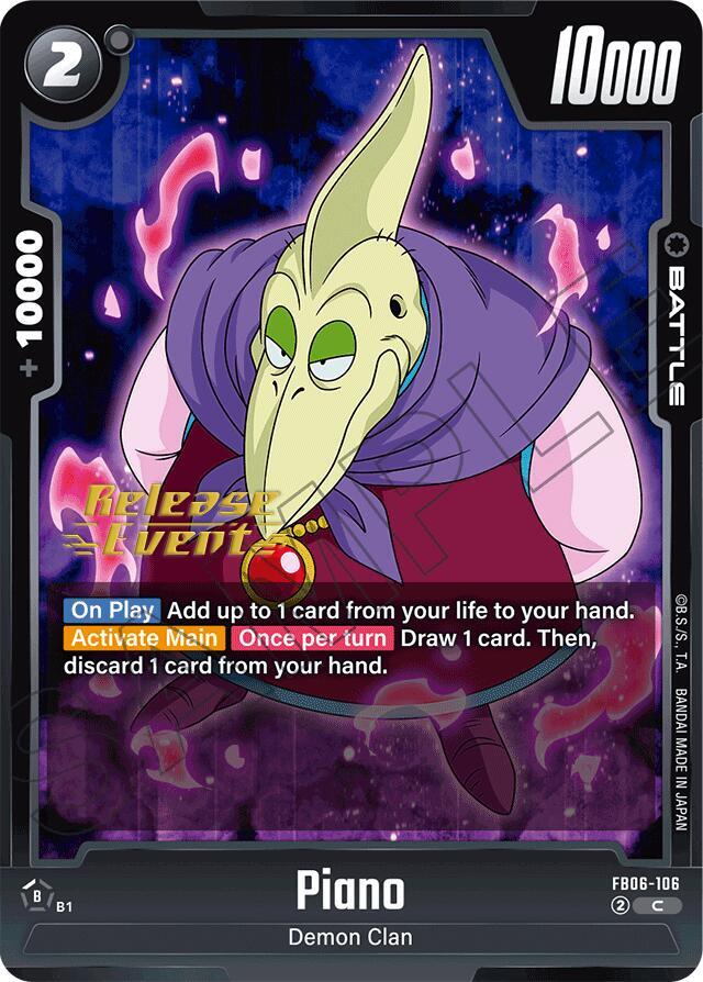 Piano FB06 106 card