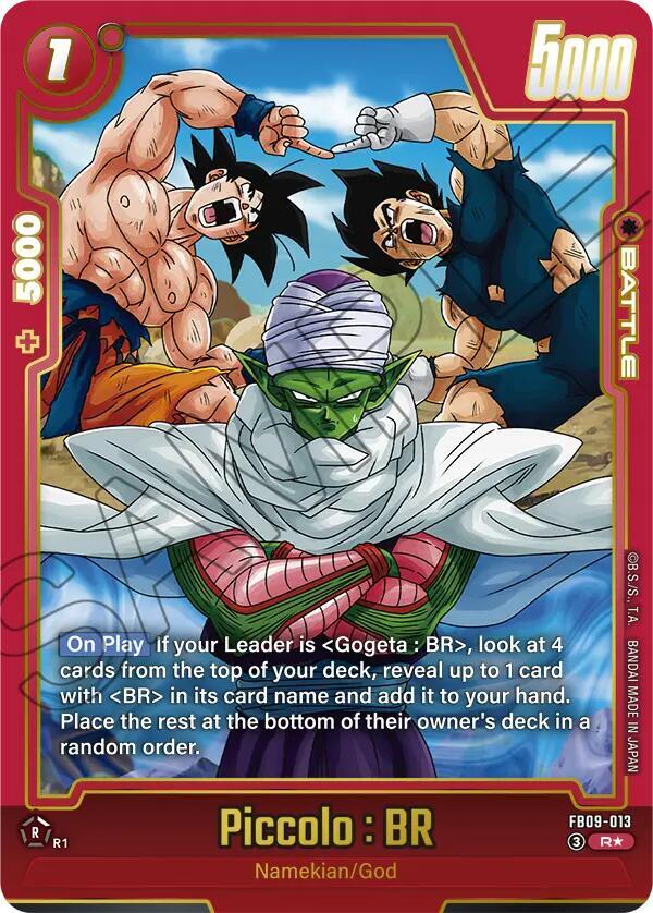 Piccolo BR Alternate Art FB09-013 carta