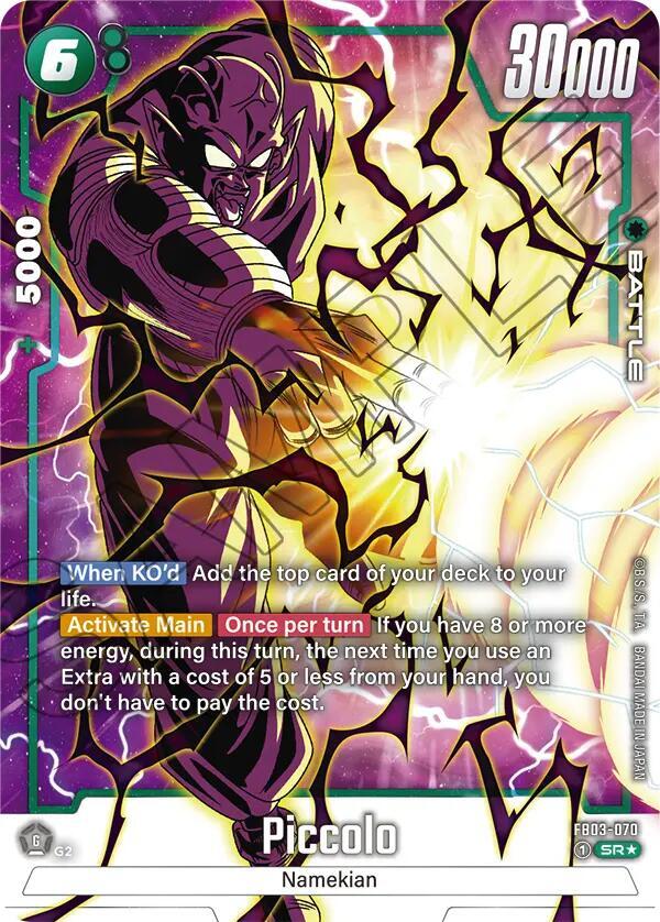 Piccolo FB03 070 Alternate Art card