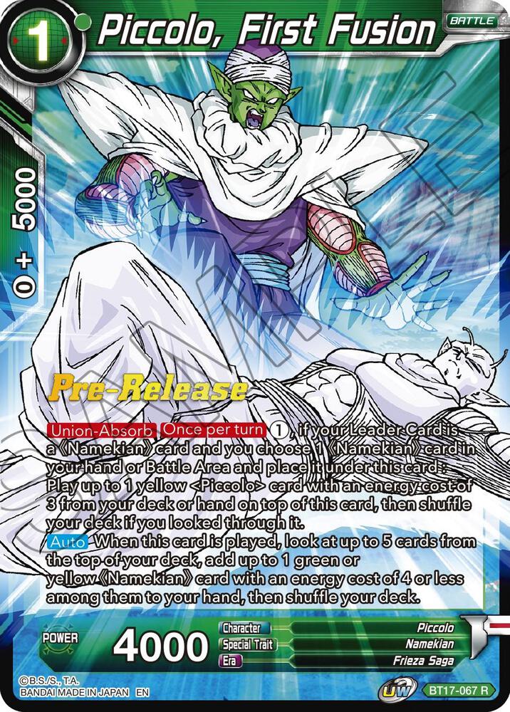 Piccolo First Fusion BT17-067