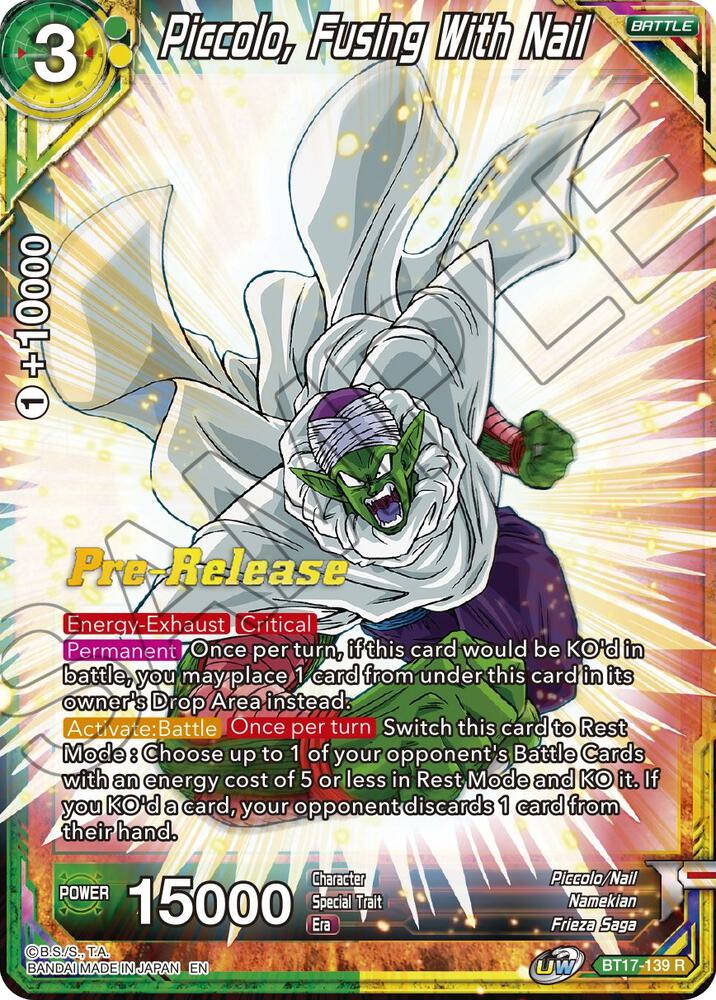 Piccolo Fusing With Nail BT17-139