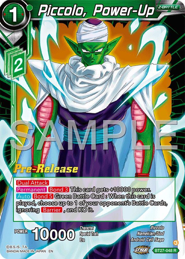 Piccolo Power Up BT27-048 carta