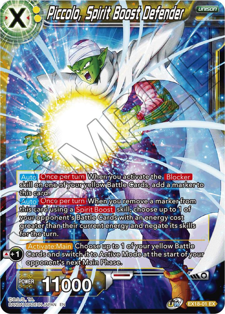 Piccolo Spirit Boost Defender EX18-01