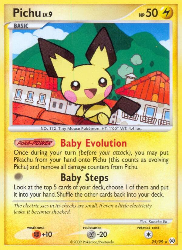 Pichu 25/99 card