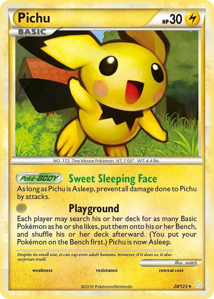 Pichu 28/123 card