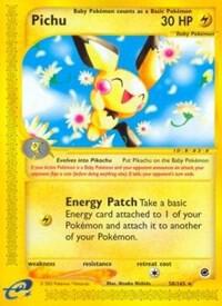 Pichu 58 058/165 card