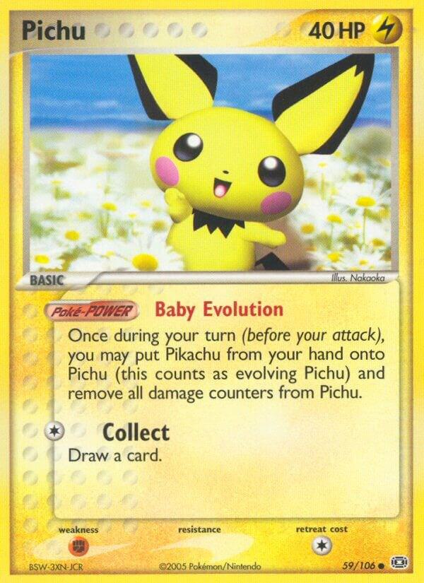 Pichu 59/106 card