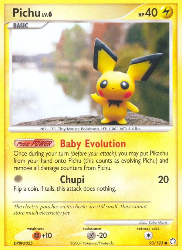 Pichu 93/123 card
