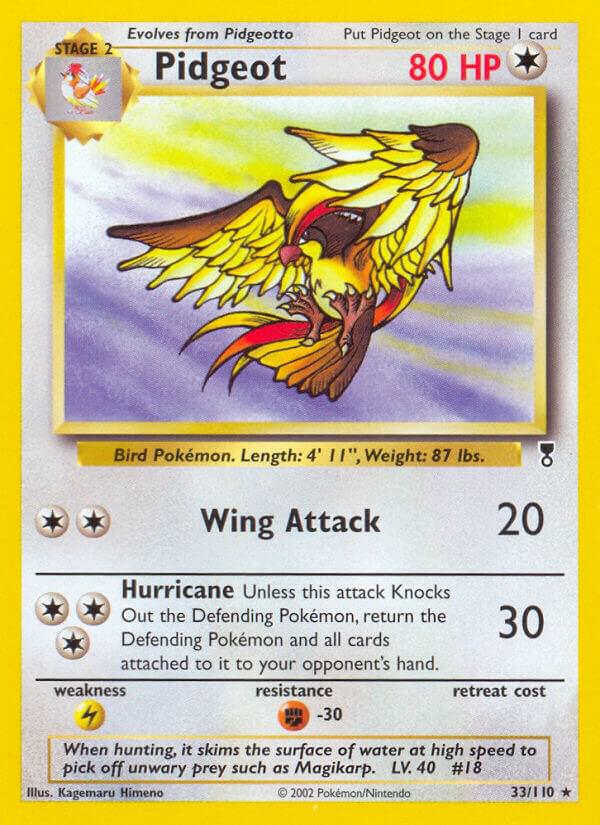 Pidgeot 033/110 card