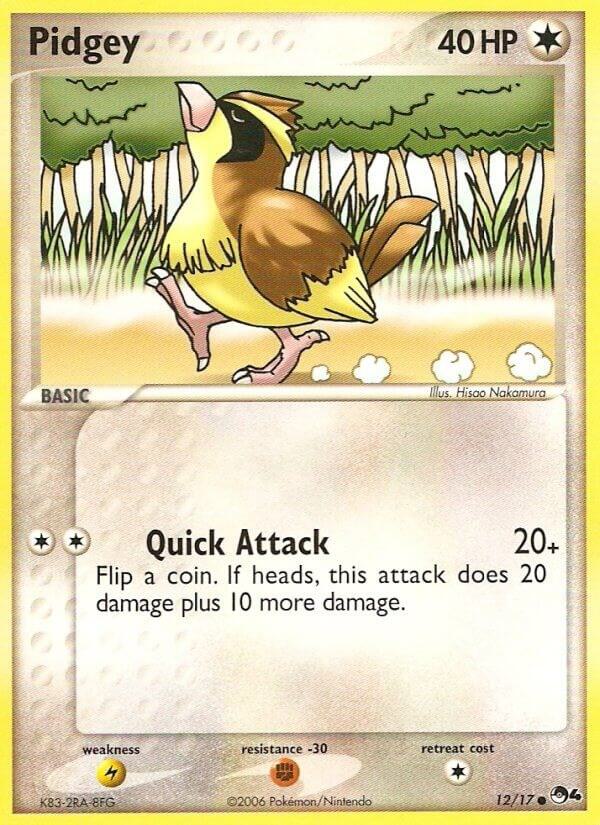 Pidgey 012/017 card