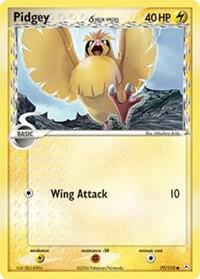 Pidgey Delta Species 77/110 card