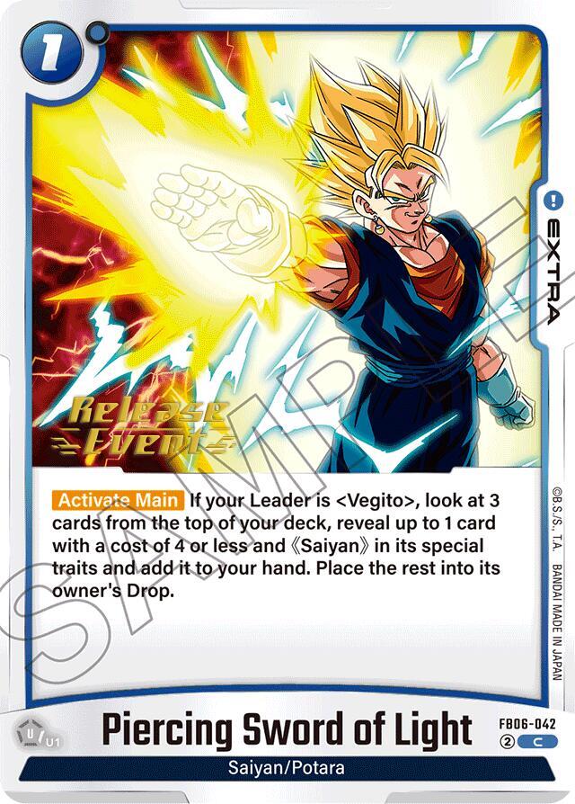 Piercing Sword of Light FB06-042 card