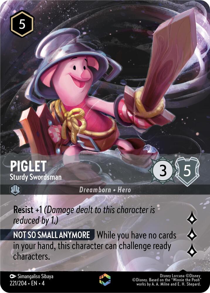 Piglet Sturdy Swordsman Enchanted 221/204