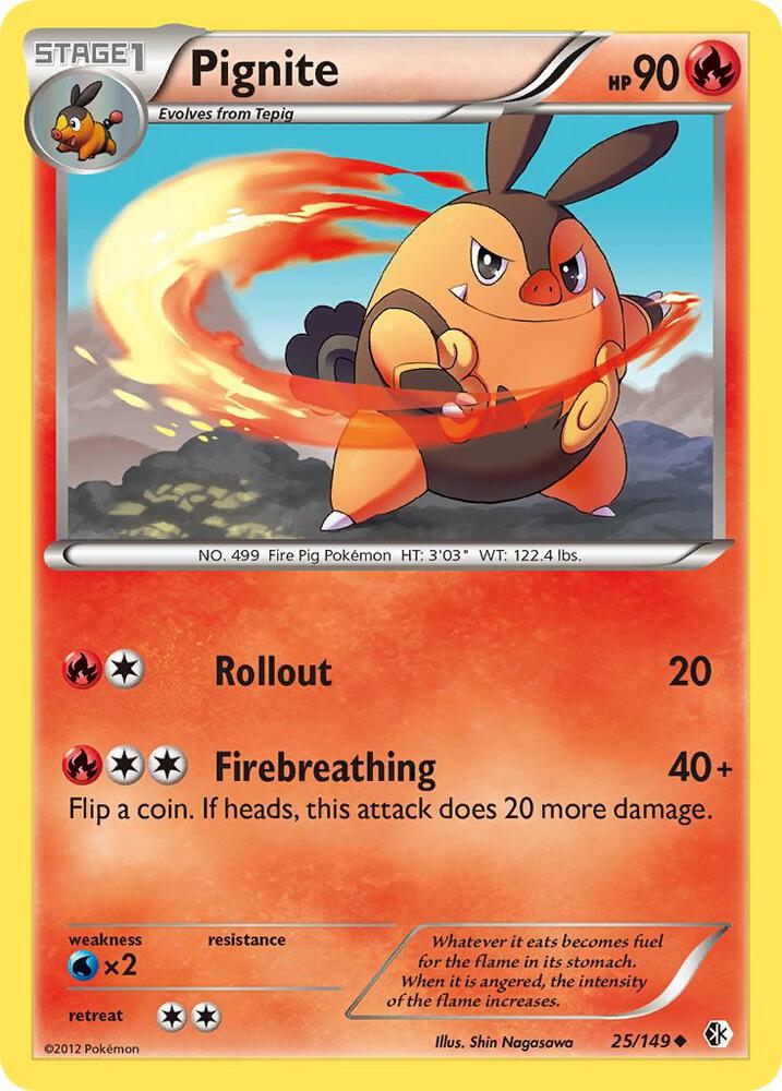 Pignite 25/149 card