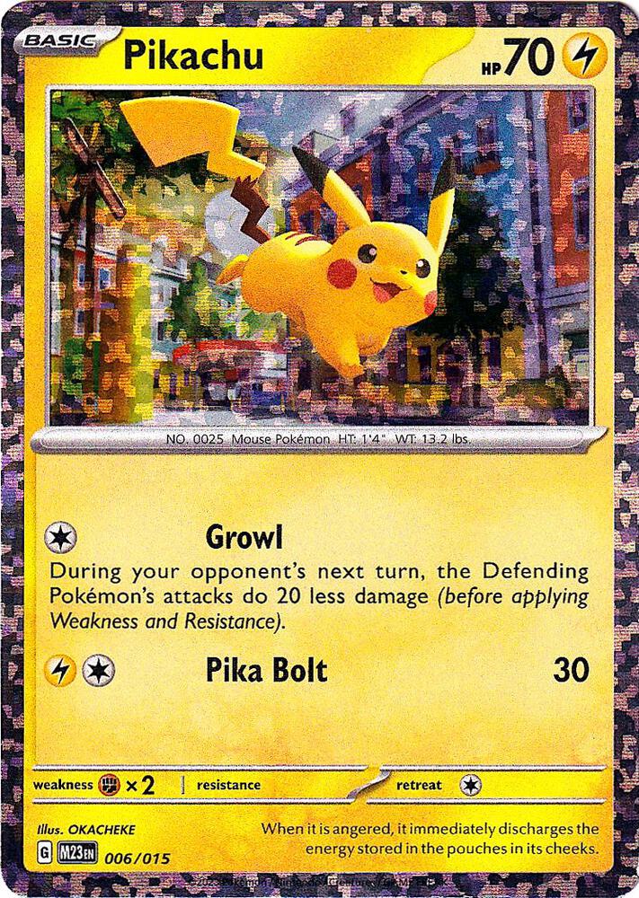 Pikachu 006/015