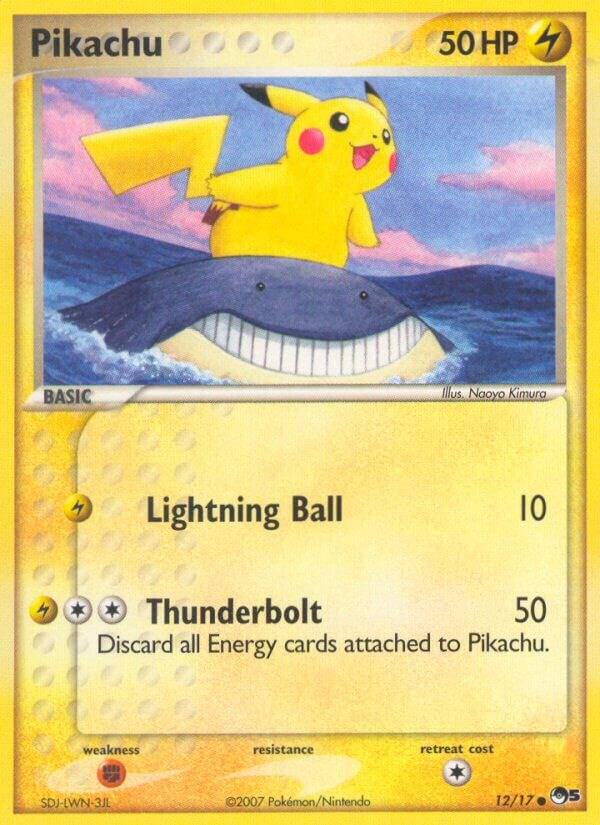 Pikachu 012/017 card