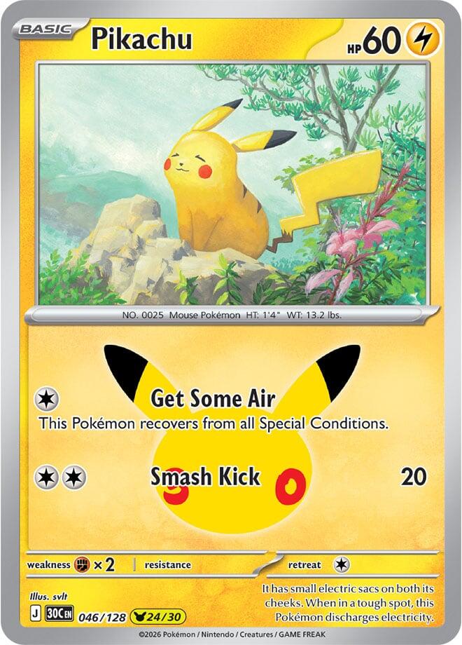 Pikachu 046/128 card