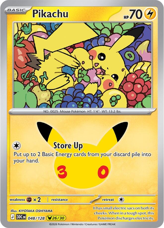 Pikachu 048/128 card