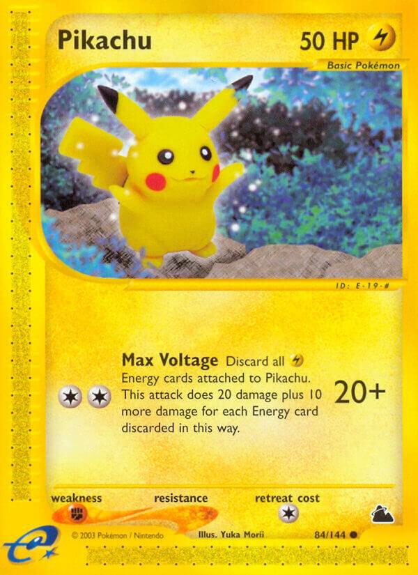 Pikachu 084/144 card