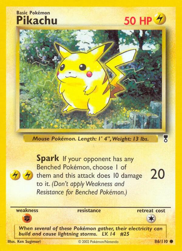 Pikachu 086/110 card