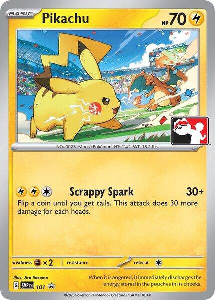 Pikachu 101 card