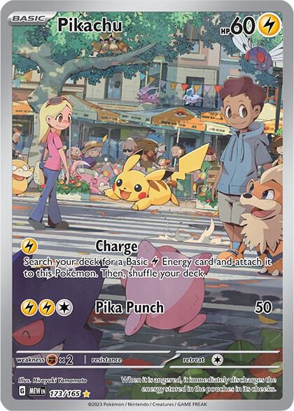 Pikachu 173 card