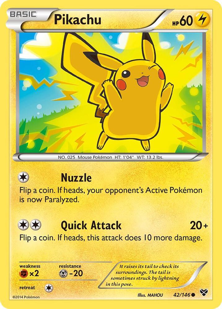 Pikachu 42/146 carta