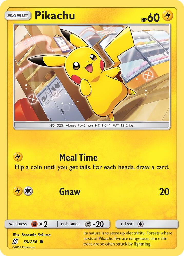 Pikachu 55 55/236 card