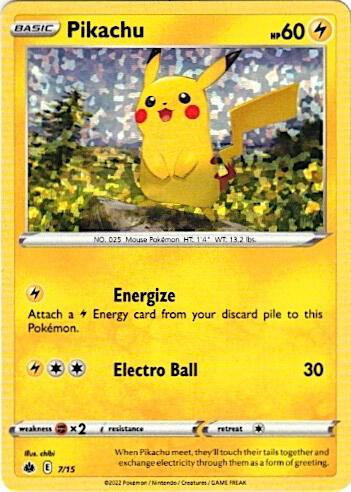 Pikachu 7 15 007/015