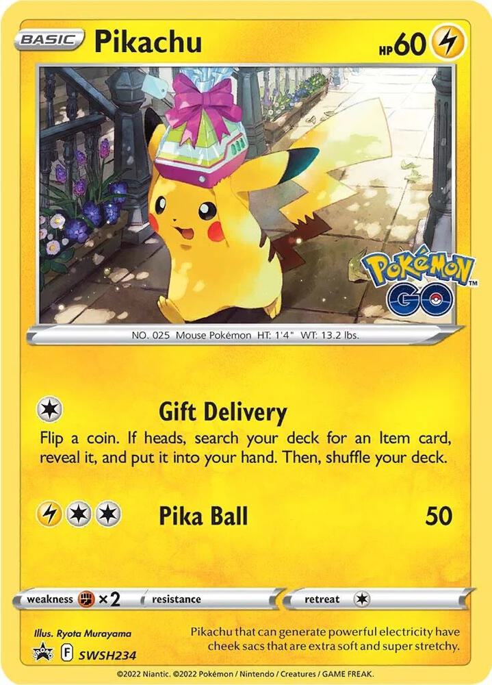 Pikachu SWSH234 card
