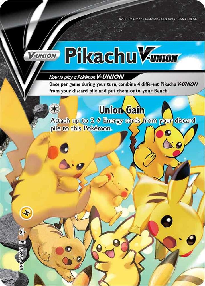 Pikachu V-UNION SWSH139 card