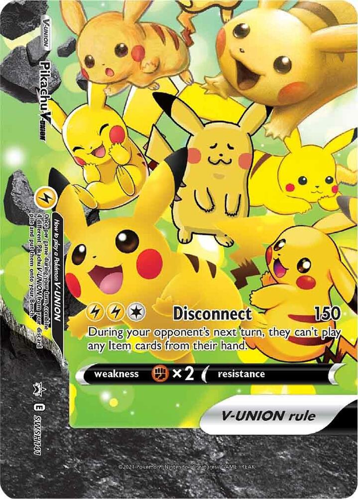 Pikachu V-UNION SWSH141 card