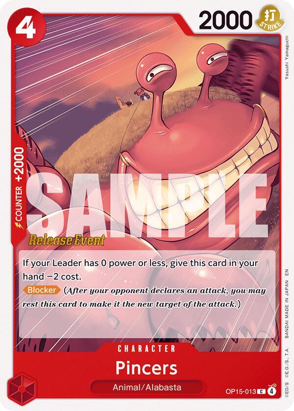 Pincers OP15-013 carta