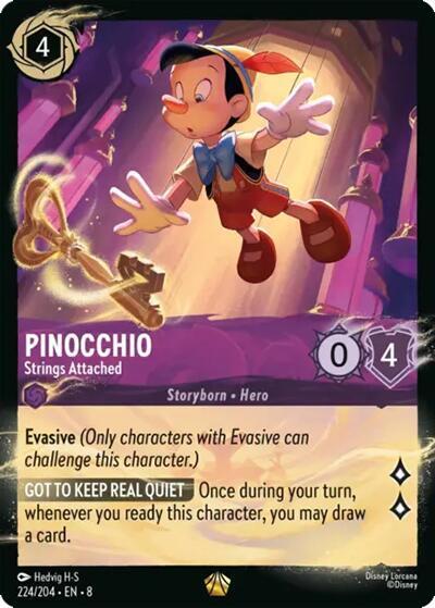 Pinocchio Strings Attached 224 204 card