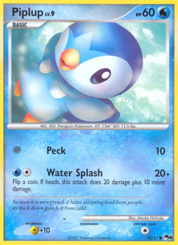 Piplup 015/017 card