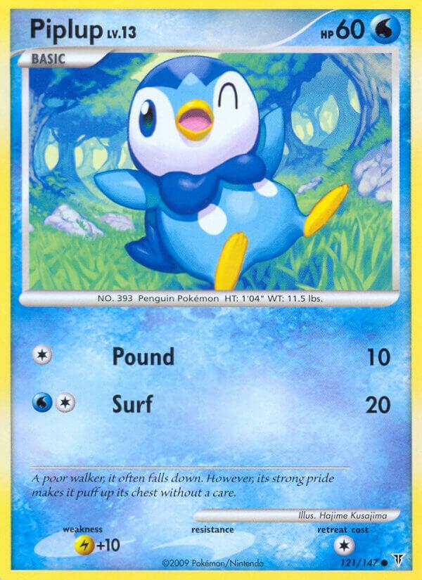 Piplup 121 card