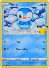 Piplup 20/25 020/025 card