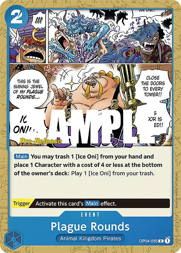 Plague Rounds OP04-055 card