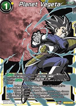 Planet Vegeta Alternate Art BT3-105