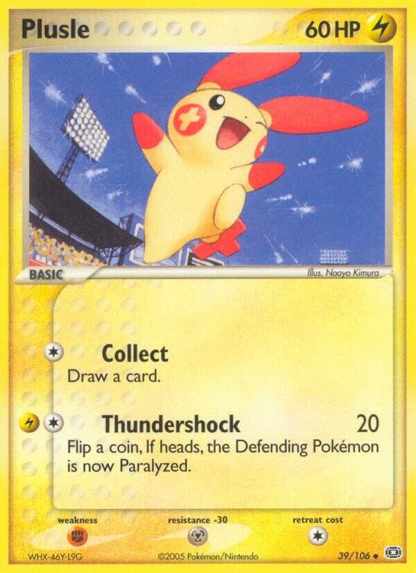 Plusle 39/106 card