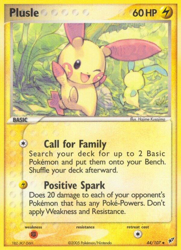 Plusle 44/107 card