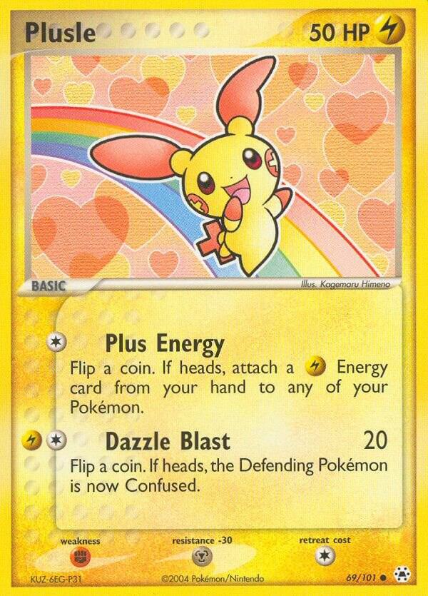 Plusle 69/101 card
