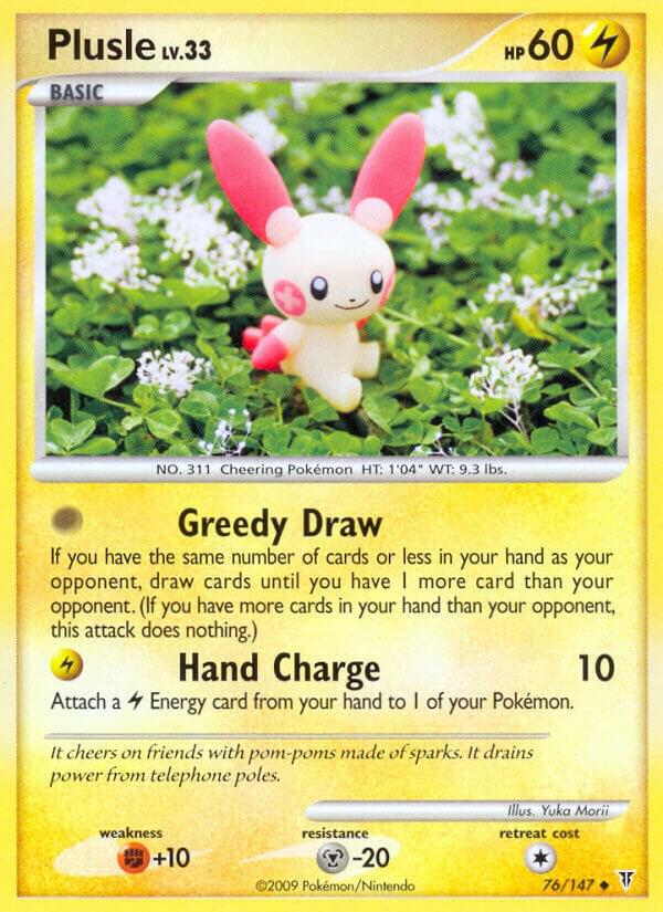Plusle 76 card