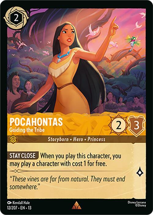 Pocahontas Guiding the Tribe 12/207