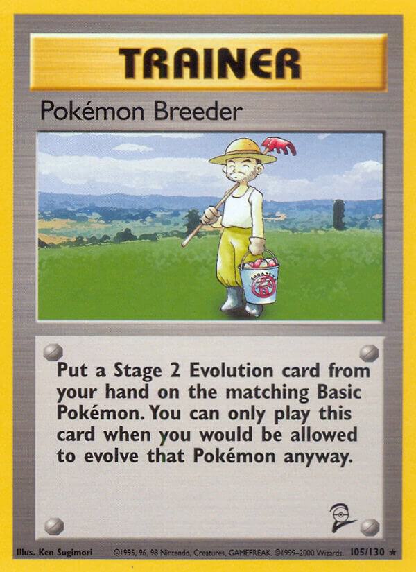 Pokemon Breeder 105/130 card