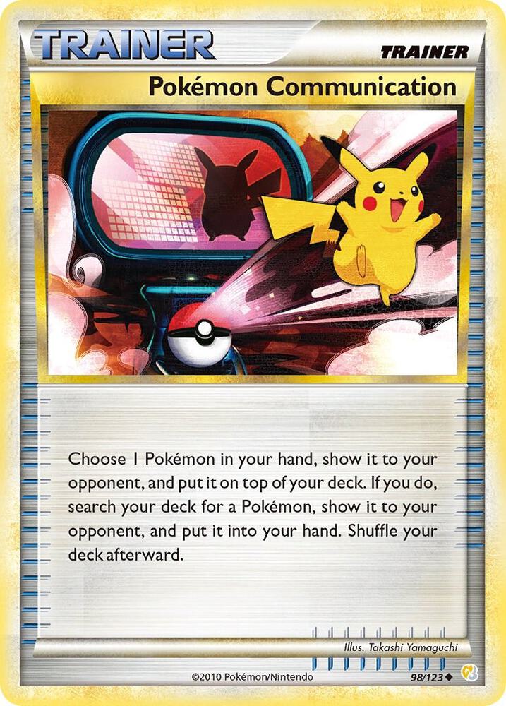 Pokemon Communication 98/123 carta