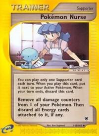 Pokemon Nurse 145/165 card