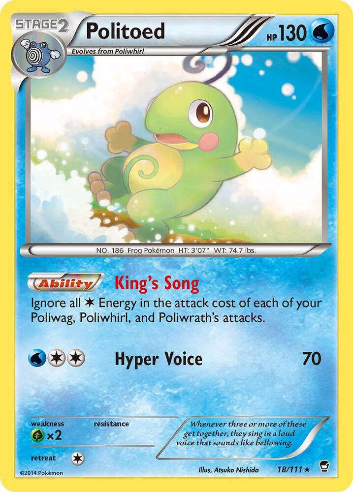 Politoed 18/111 card